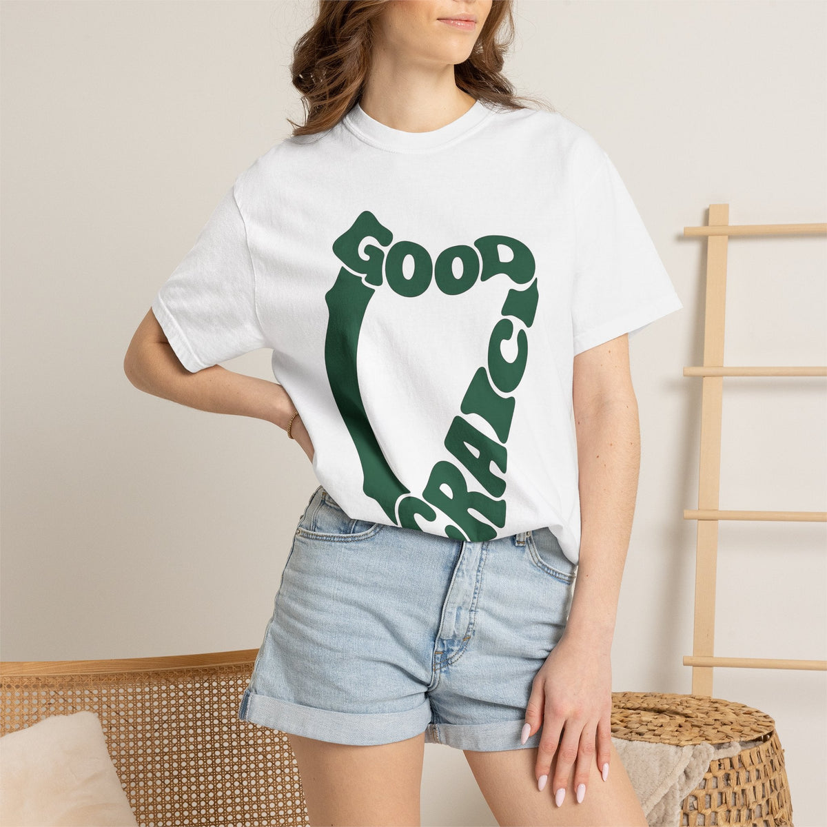 Heart Outline Shirt St Patrick's Day Gaelic Unisex Gift Old product image 6