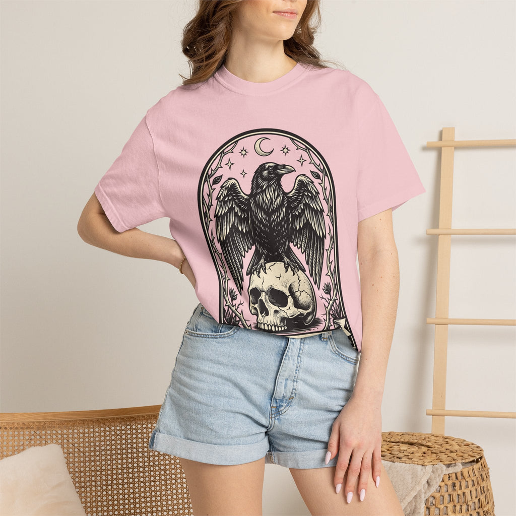 Blackbird Skull Shirt Gothic Esoteric Unisex Gift Creepy product image 13