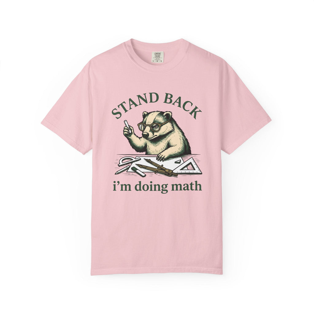 Badger Glasses Shirt Teachers Math Unisex Gift Hand Drawn product image 3