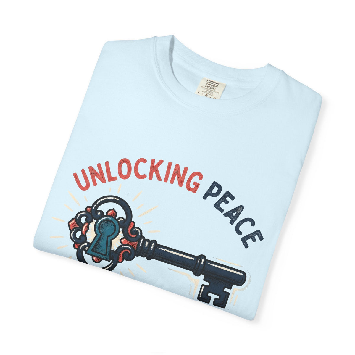 Vintage Key Shirt Boho Chic Spiritual Unisex Gift Hand product image 8