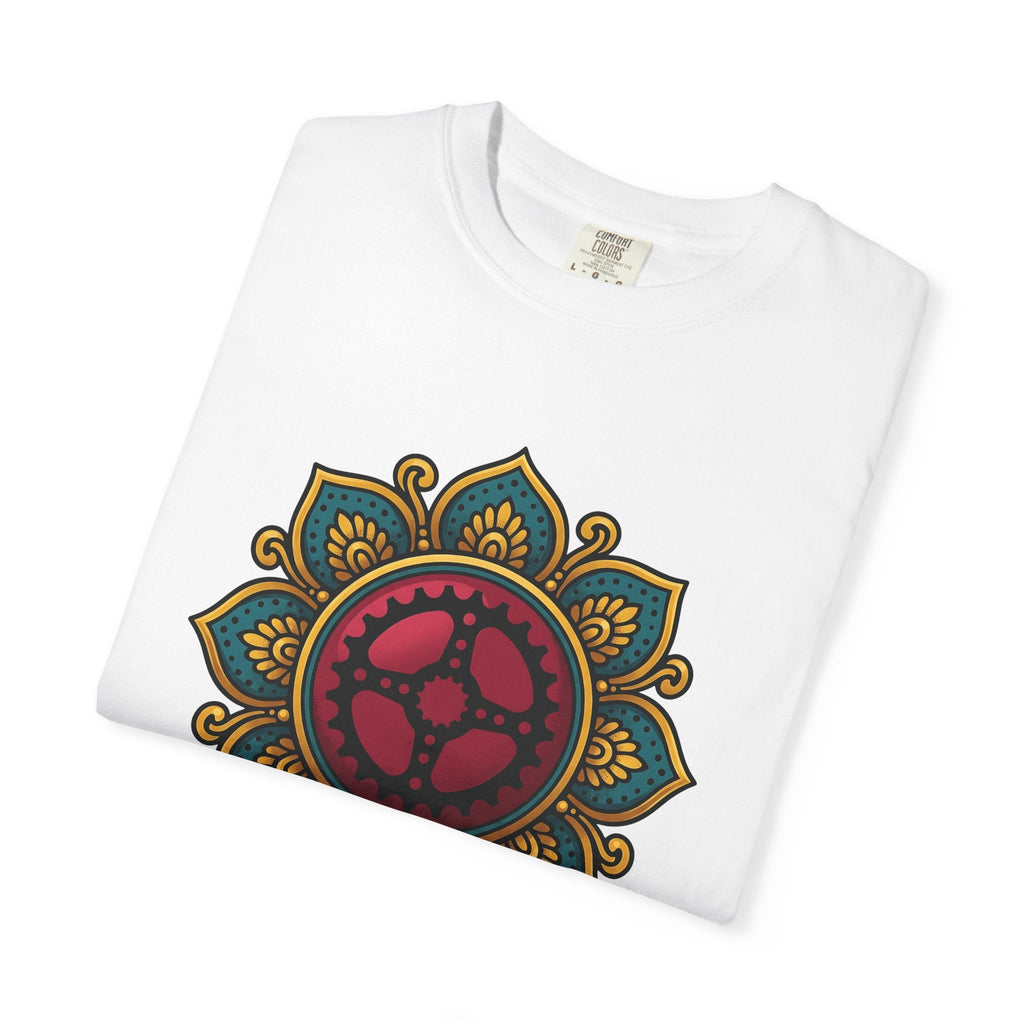 Bike Gear Mandala Shirt Sports Cycling Unisex Gift Boho Tee product image 5