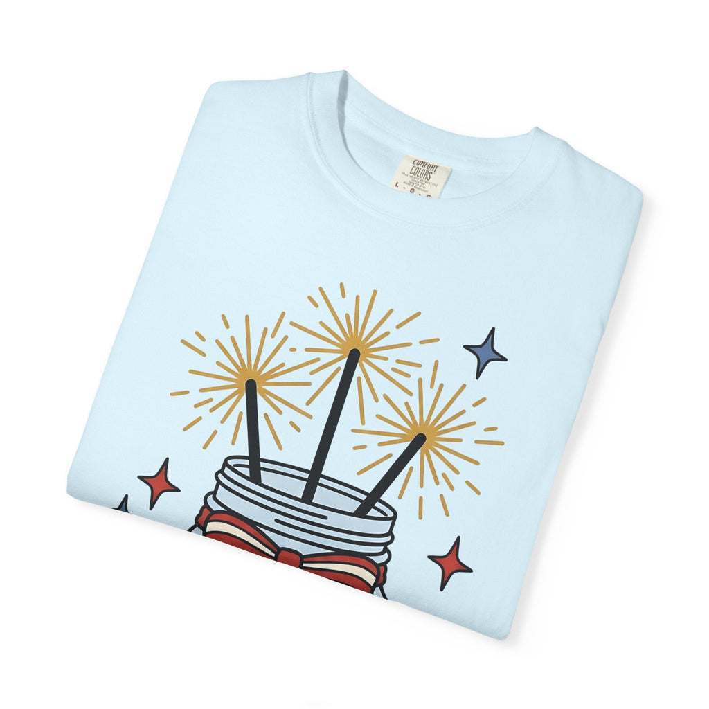Glass Jar Sparkler Shirt America 4Th Of July Festival product image 8