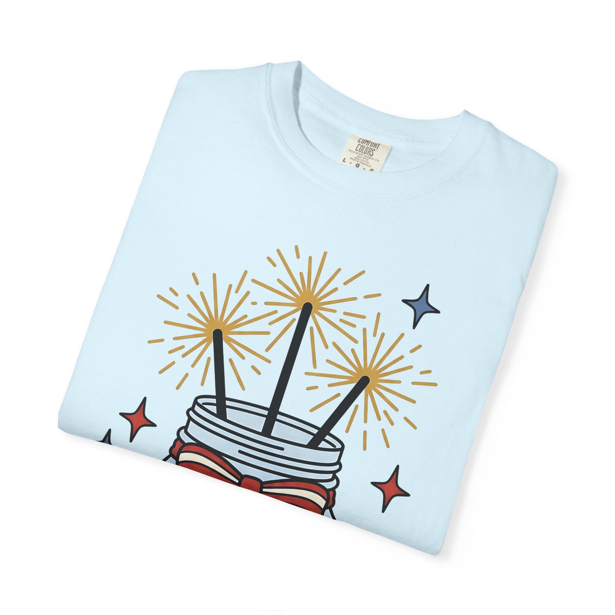 Glass Jar Sparkler Shirt America 4Th Of July Festival product image 8