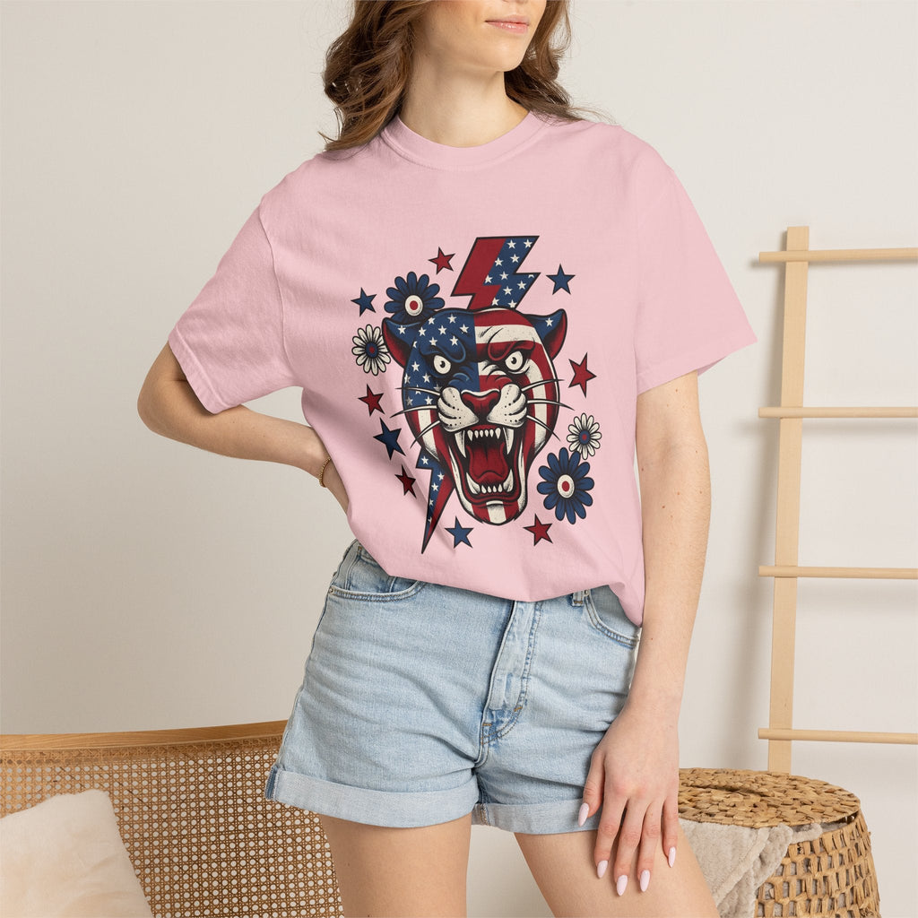Freedom Panther Shirt America Fauna Gift Women Heritage Tee product image 12
