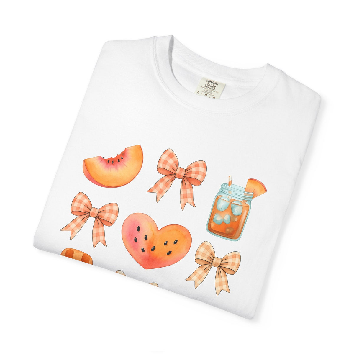 Peach Fruit Graphic Shirt Desserts Summer Unisex Gift product image 5