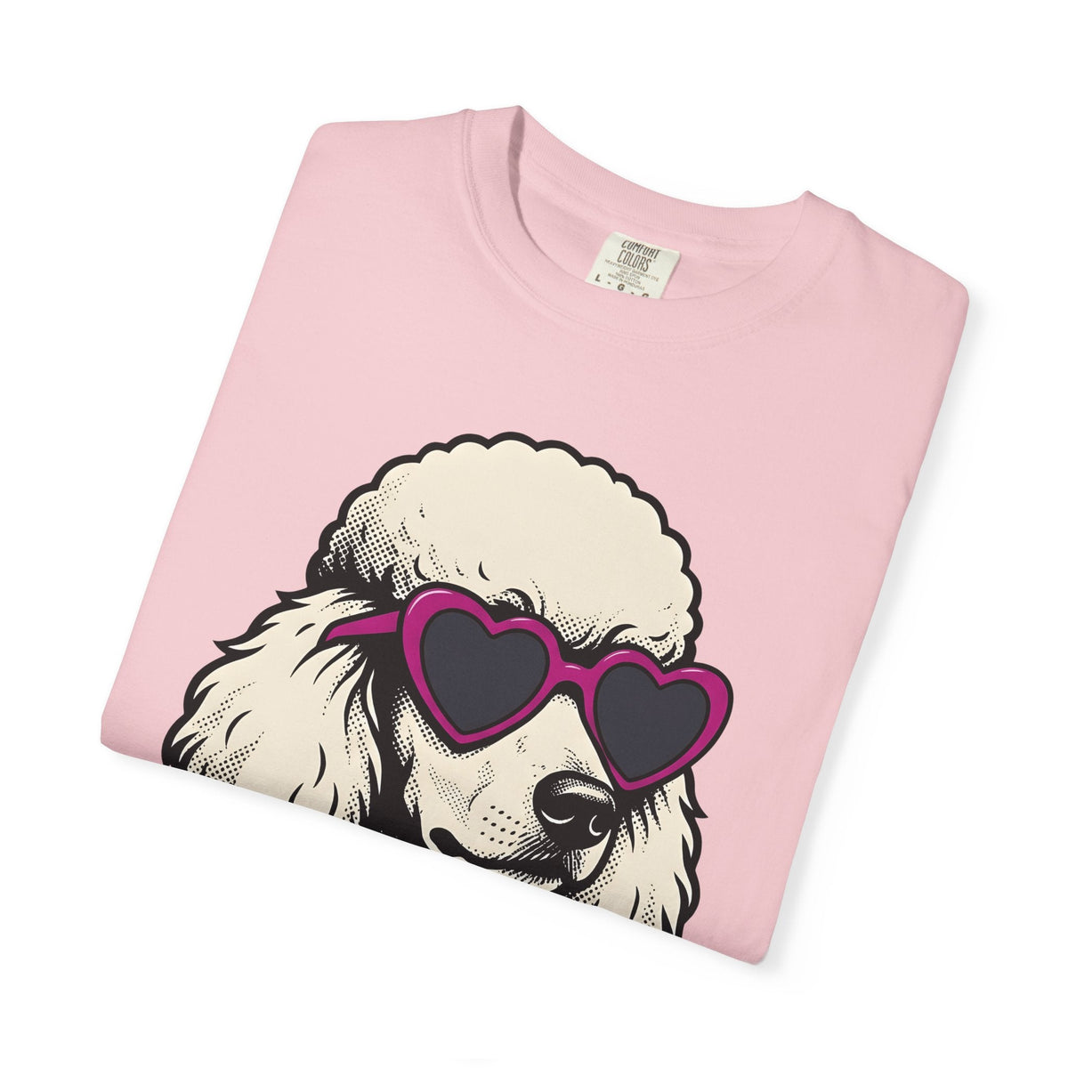 Poodle Dog Shirt Fashion Gift Women Cartoon Tee T-Shirt Fan product image 11