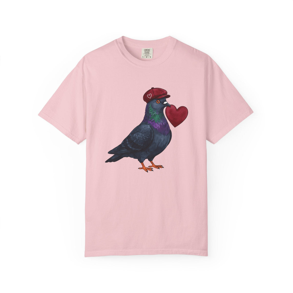 Pigeon Heart Shirt St. Valentines Day Love Unisex Gift product image 3