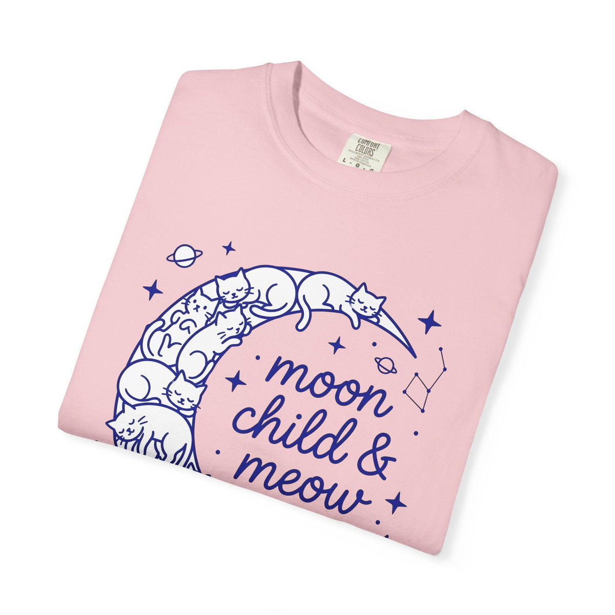 Moon Kittens Shirt Cat Zodiac Unisex Gift Sketch Tee Kitten product image 11