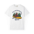 Beaver Kayak Shirt Kayaking Adventure Unisex Gift Vintage product image 1