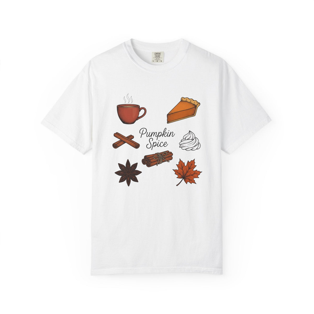 Pumpkin Spice Coffee Shirt Fall Gourmet Unisex Gift Rustic Tee Pumpkin Spice
