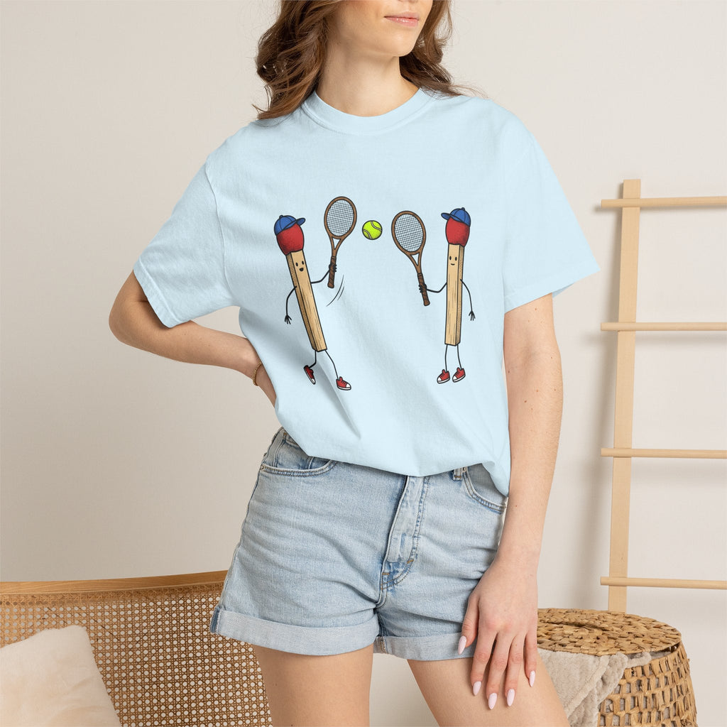 Matchstick People Shirt Sports Tennis Balls Gift Women product image 9