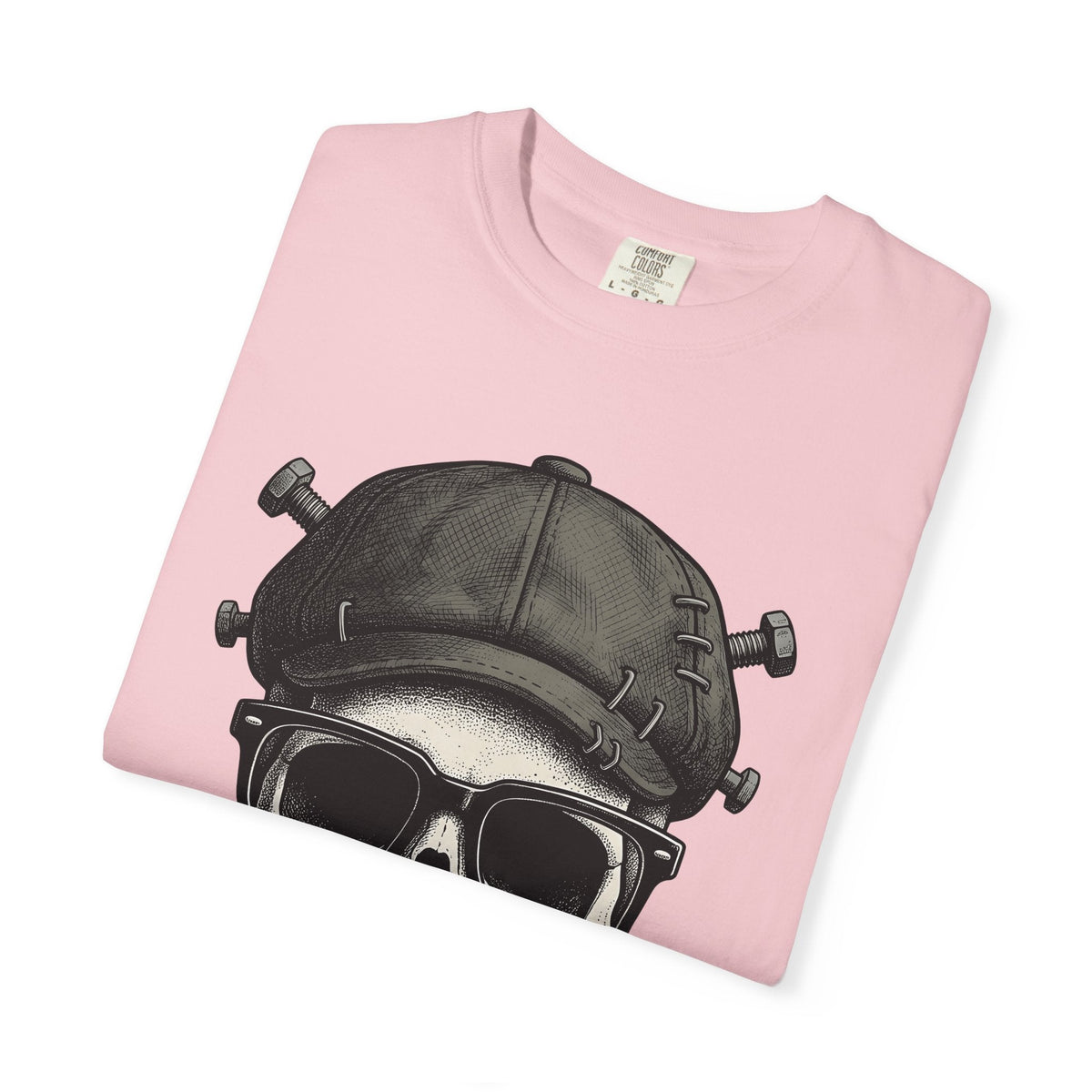 Skull Beanie Shirt Halloween Macabre Unisex Gift Skin Art product image 12