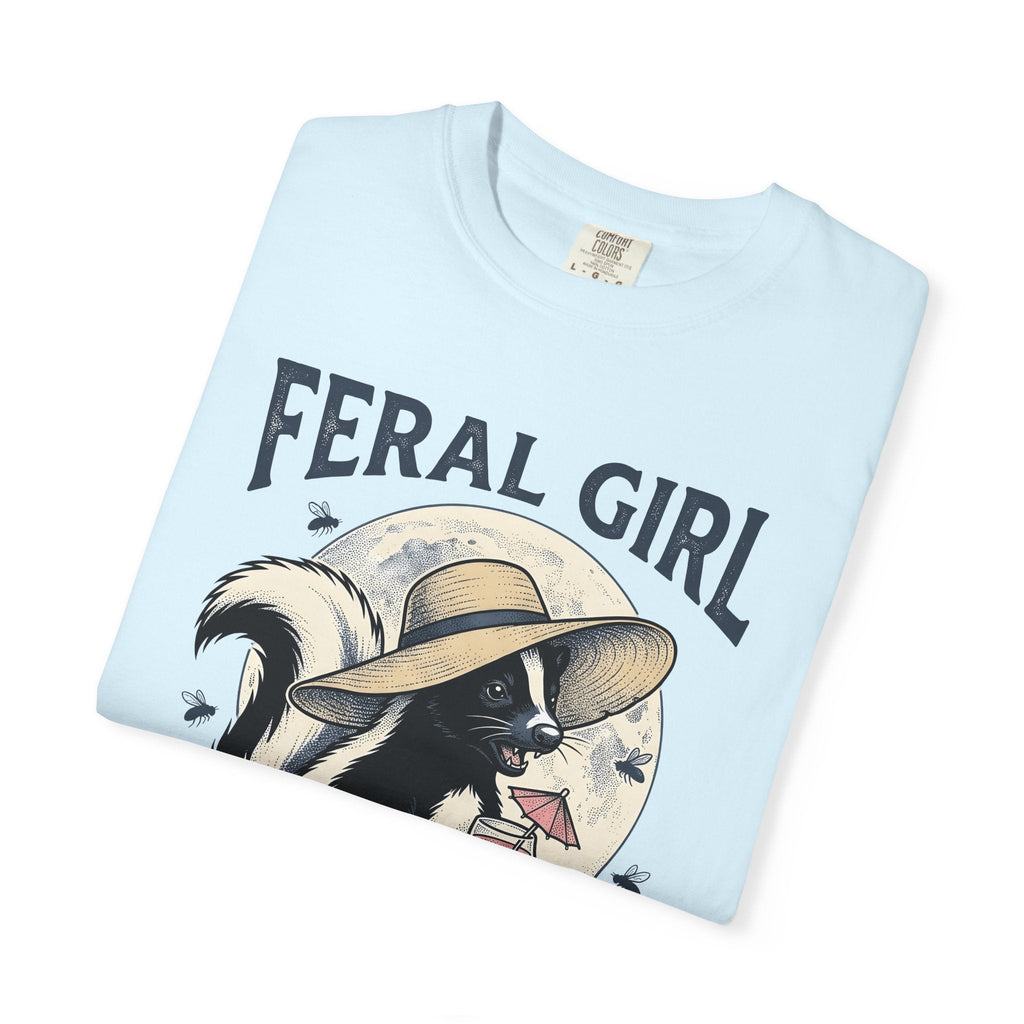 Skunk Cap Shirt Summer Wildlife Unisex Gift Retro Tee Skunk Hat T-Shirt Vacation