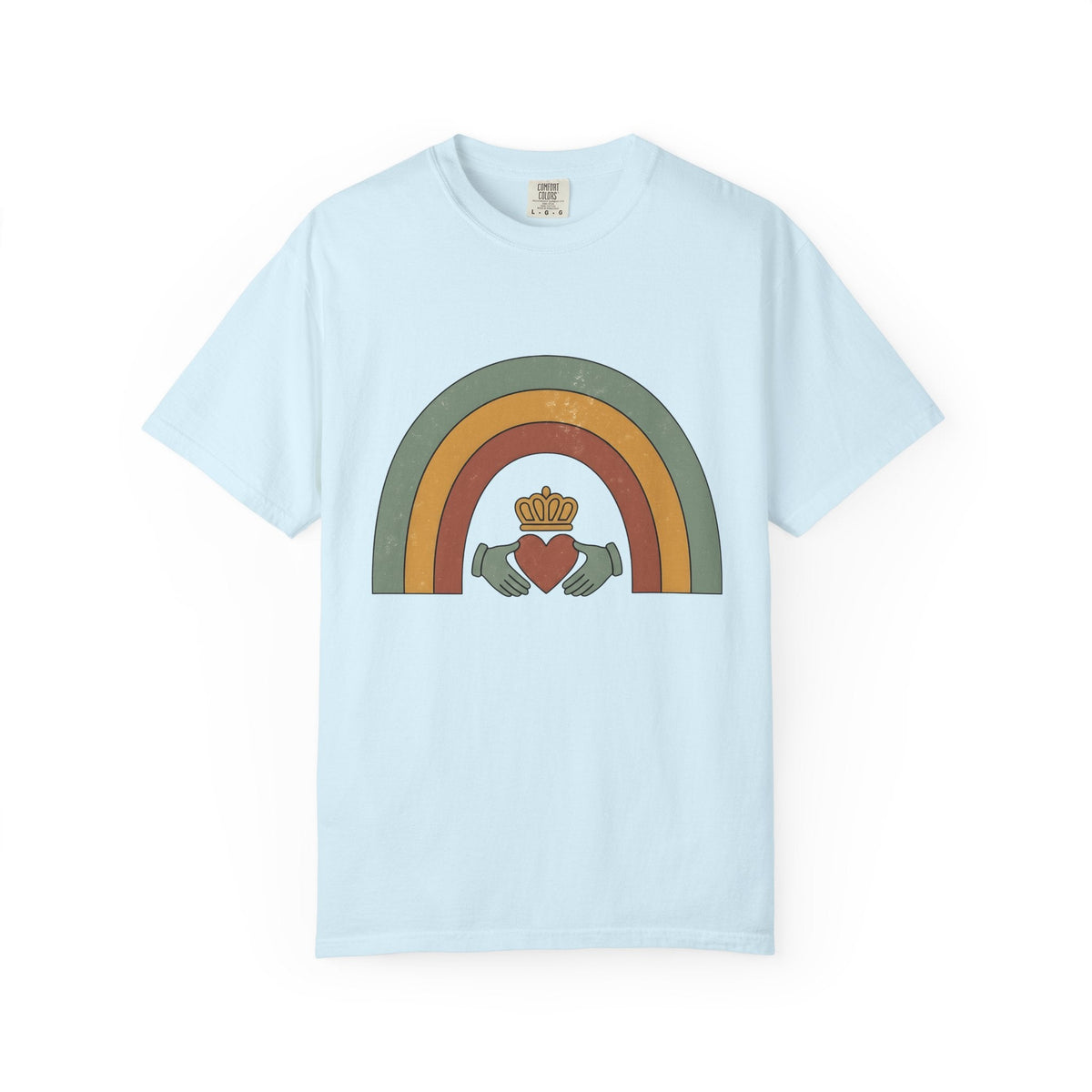 Claddagh Rainbow Shirt St Patrick's Day Celtic Unisex Gift product image 2