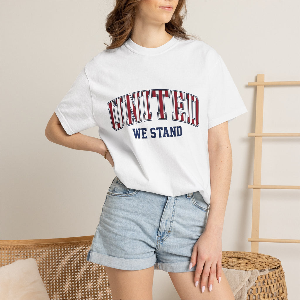 Patriotic Varsity Text Shirt America Holiday Gift Women product image 6