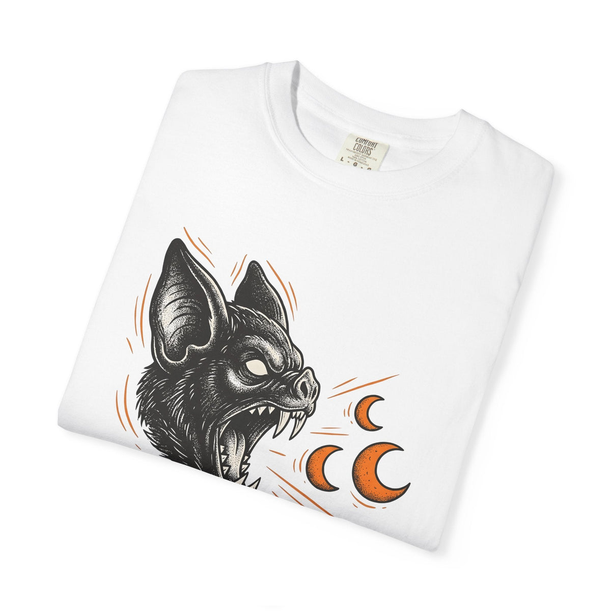 Bat Head Tattoo Style T-Shirt – Gothic Halloween Horror product image 6