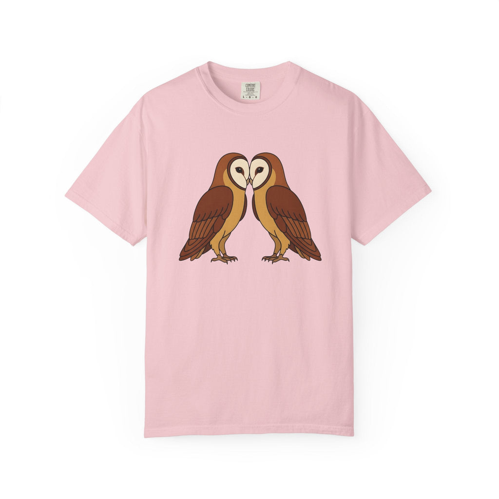 Barn Owl Pair Shirt Valentines Day Animal Unisex Gift product image 3