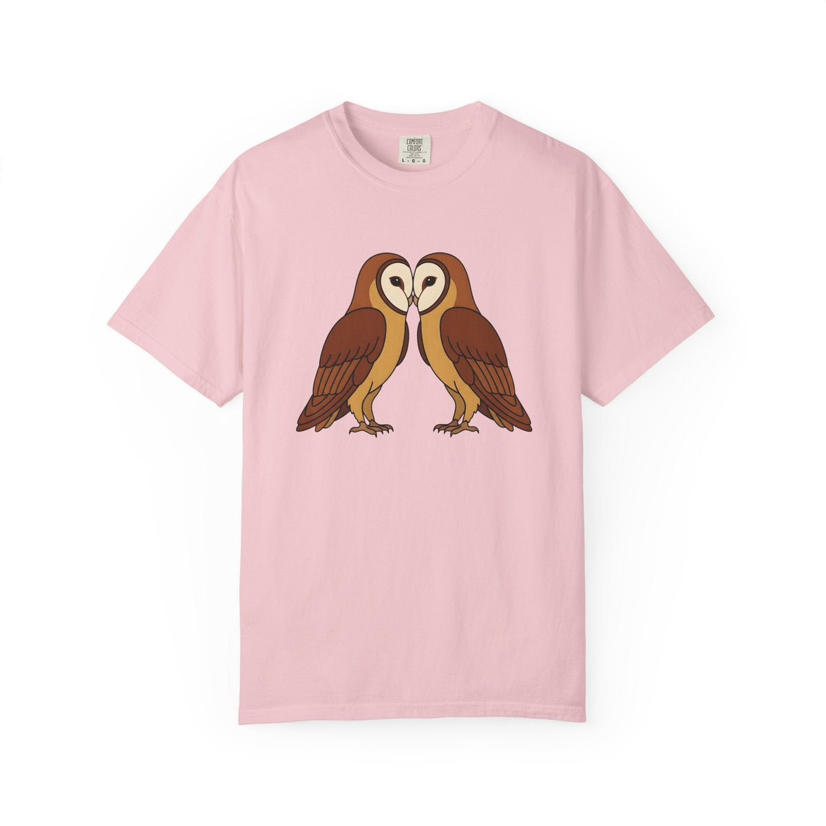 Barn Owl Pair Shirt Valentines Day Animal Unisex Gift product image 3