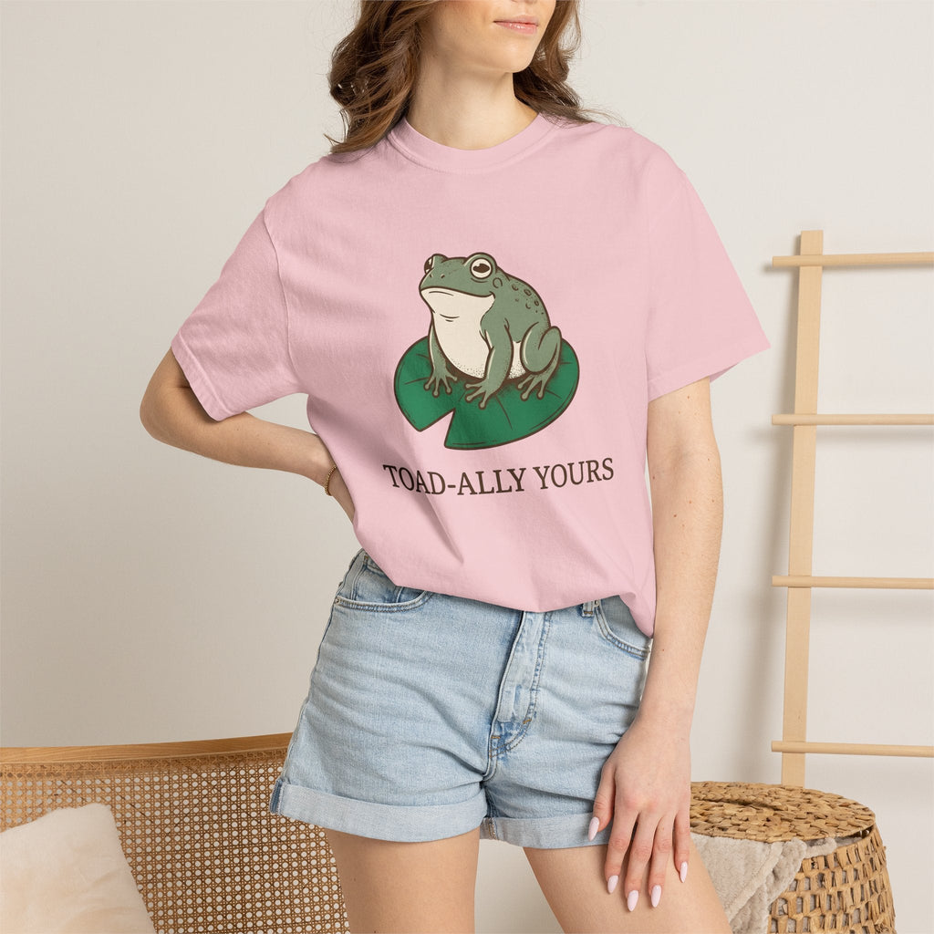 Frog Water Lily Shirt Valentines Wildlife Unisex Gift Comic product image 12