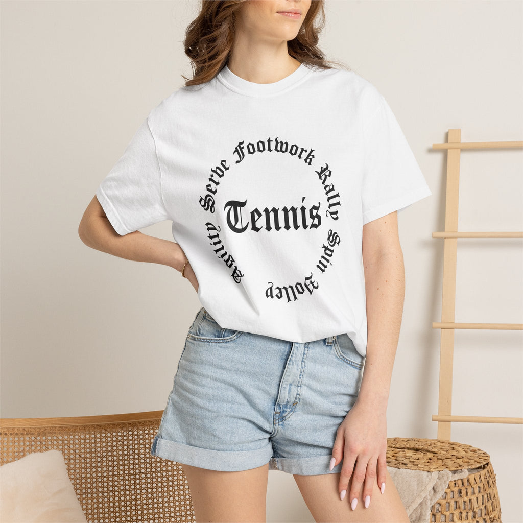 Tennis Quote Shirt Competitor Unisex Gift Old English Tee product image 6