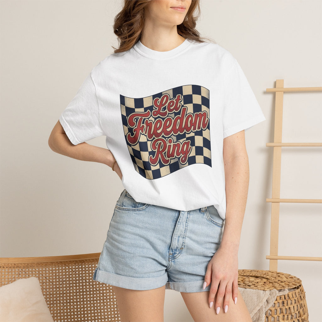 Flag Checkered Shirt America Independence Unisex Gift product image 6