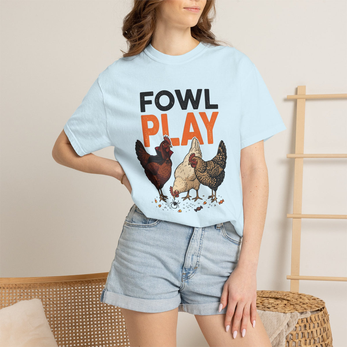Poultry Trio Shirt Halloween Livestock Unisex Gift product image 9