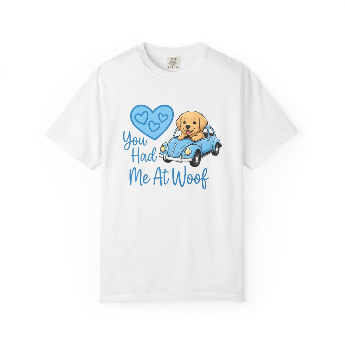 Golden Retriever Truck Shirt Dog Pet Unisex Gift Comic Tee product image 1