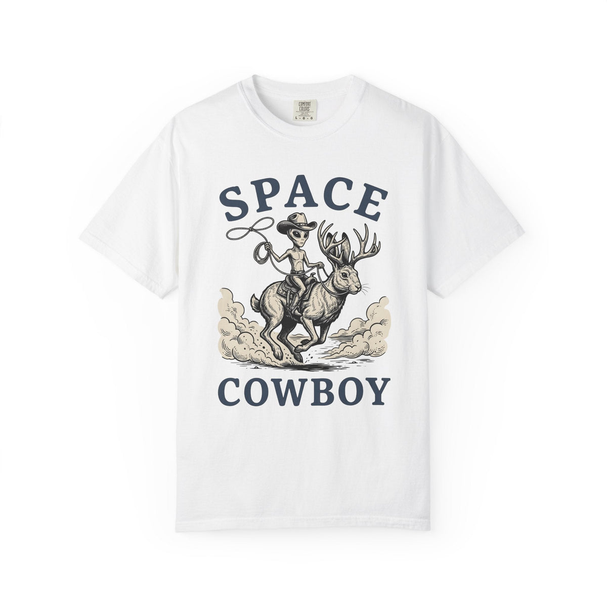 Alien Cowboy Shirt Funny Western Unisex Gift Vintage Tee product image 1