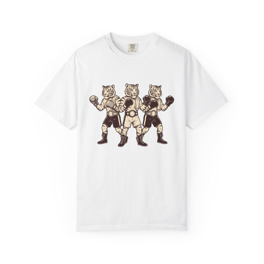 Boxing Cat Nostalgic T-Shirt – Funny Sports Kitty Lover product image 1
