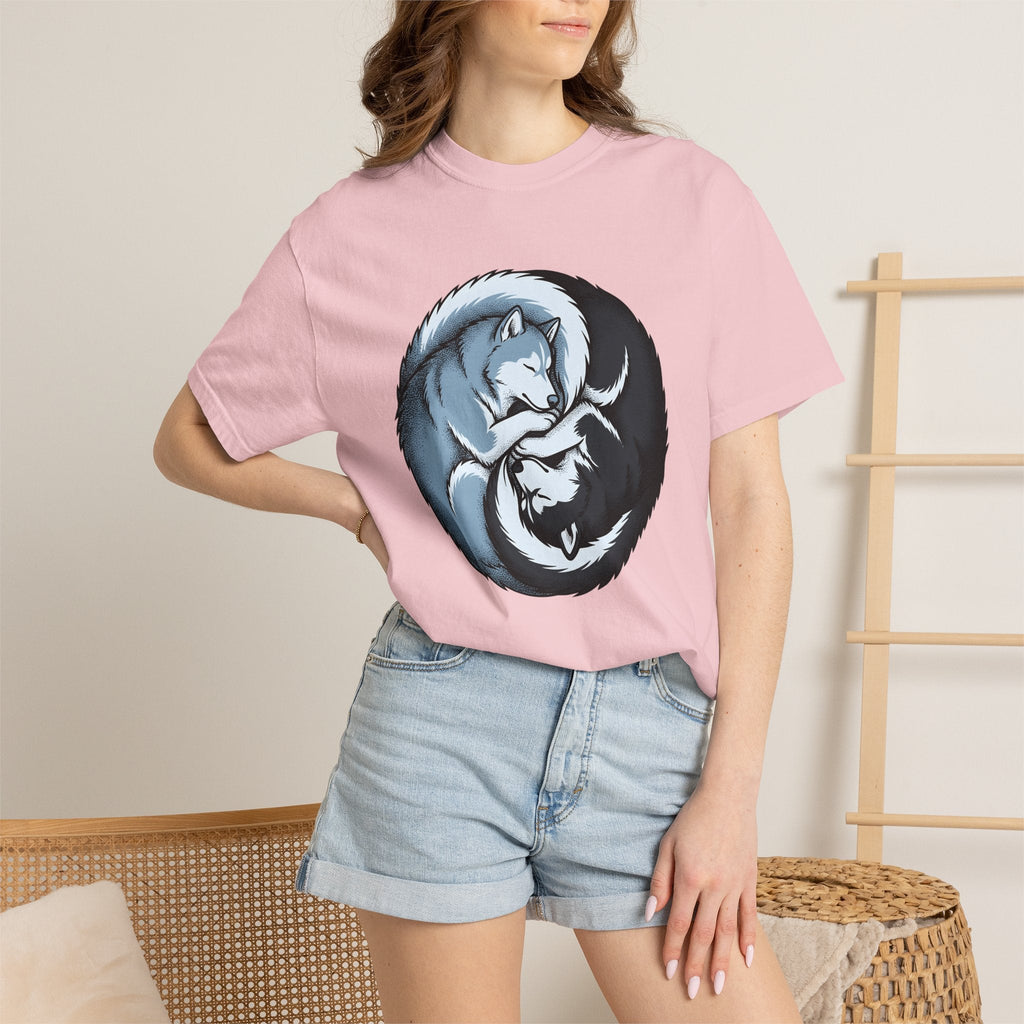 Husky Dogs Shirt Dog Fauna Unisex Gift Line Art Tee product image 12