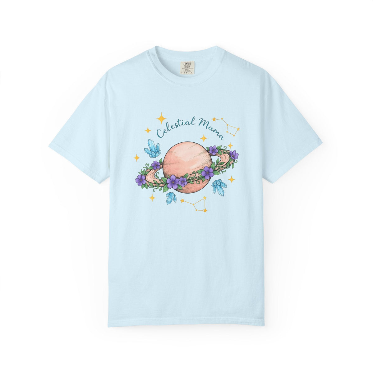 Flower Planet Shirt Boho Chic Astrology Unisex Gift Fantasy product image 2