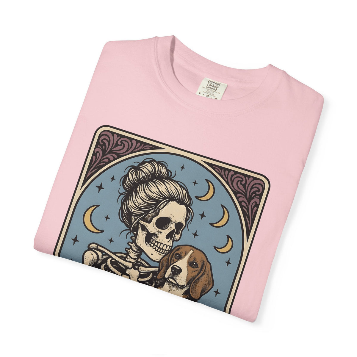 Skeleton Woman Beagle Vintage T-Shirt – Halloween Dog Mom product image 12