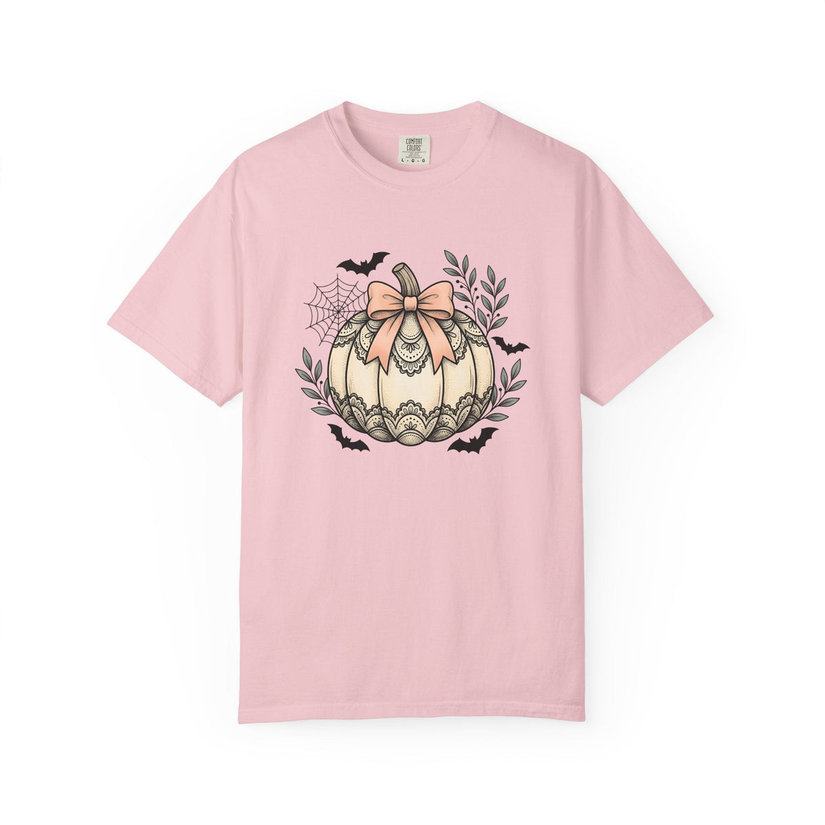 Lace Pumpkin Rustic T-Shirt – Fall Harvest Halloween product image 3