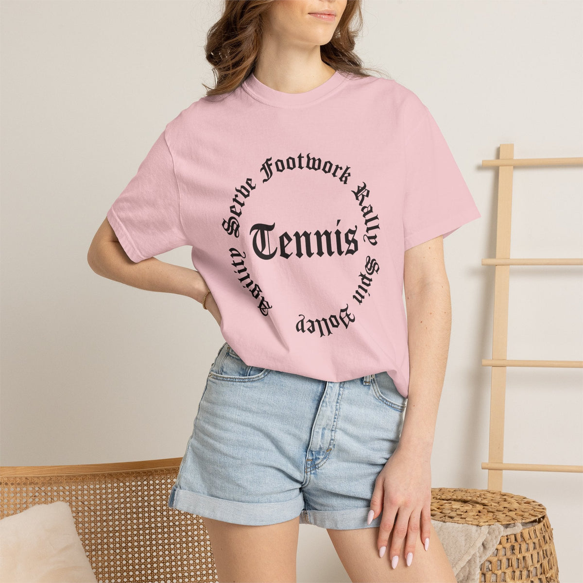 Tennis Quote Shirt Competitor Unisex Gift Old English Tee product image 12