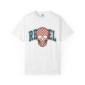 Gingham Skull Shirt America Music Gift Women Pop Art Tee product image 1