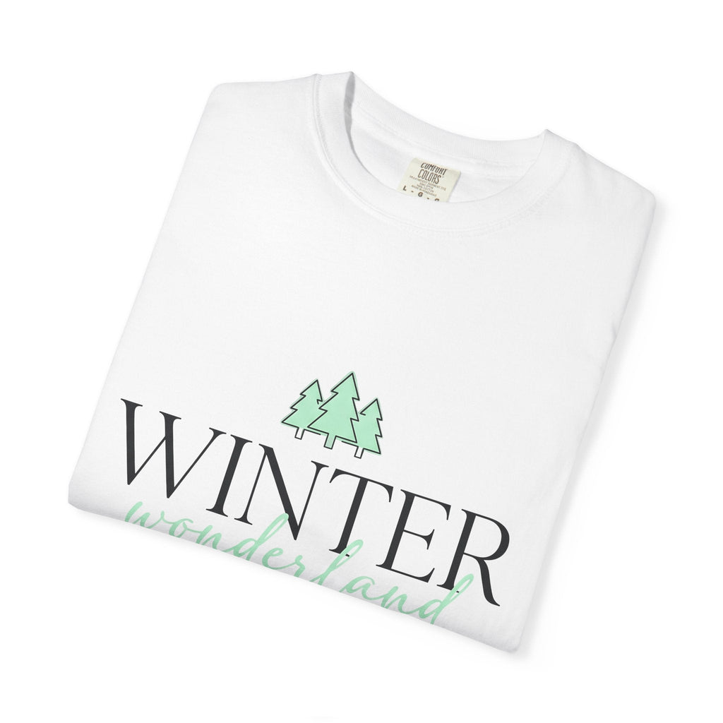 Spruce Trees Shirt Holiday Frost Unisex Gift Plain Tee product image 5