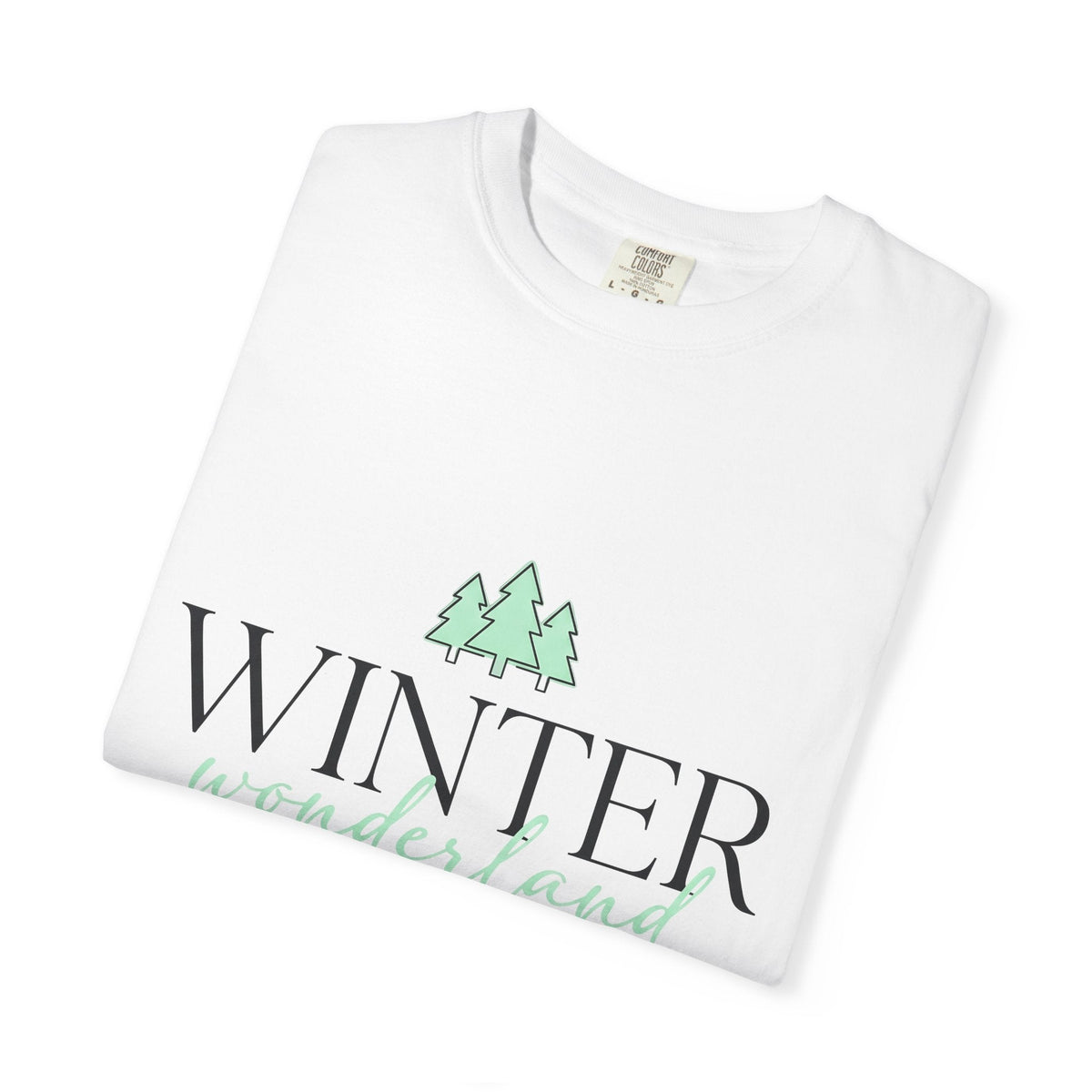 Spruce Trees Shirt Holiday Frost Unisex Gift Plain Tee product image 5