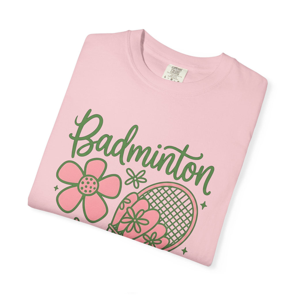 Badminton Racket Shirt Floral Unisex Gift Playful Tee product image 11
