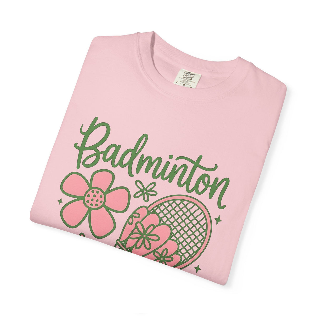 Badminton Racket Shirt Floral Unisex Gift Playful Tee product image 11