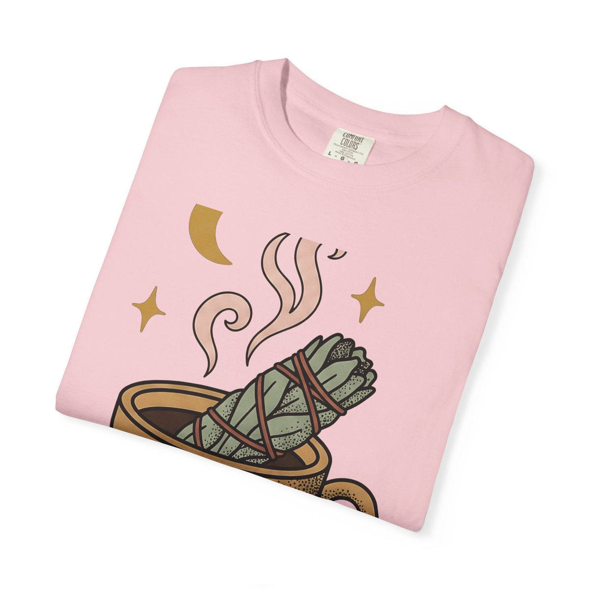 Sage Stick Mug Shirt Boho Chic Spells Unisex Gift Sketch Tee Smudging T-Shirt