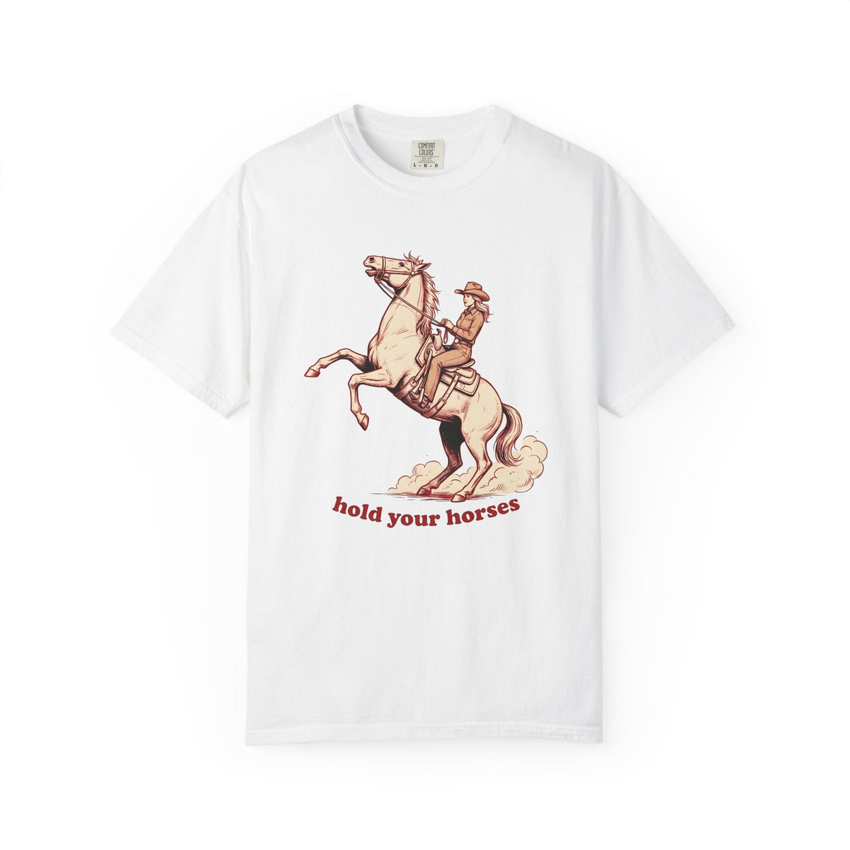 Cowgirl Horse Shirt Rodeo Gift for Women Hand Drawn Tee product image 1