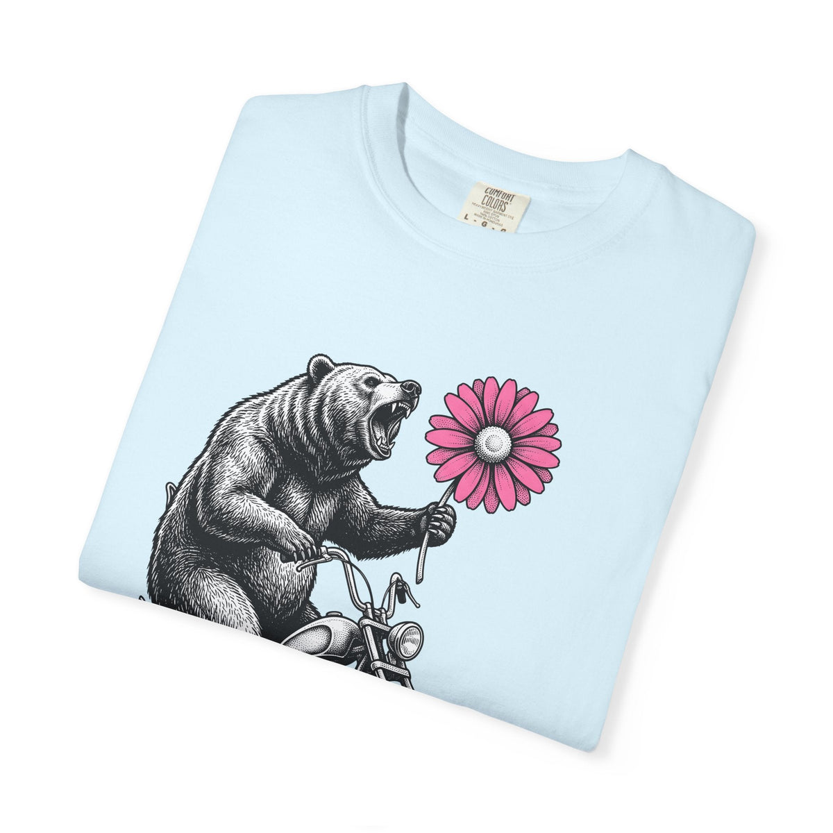 Bear Motorcycle Shirt St Valentines Day Animal Unisex Gift product image 8