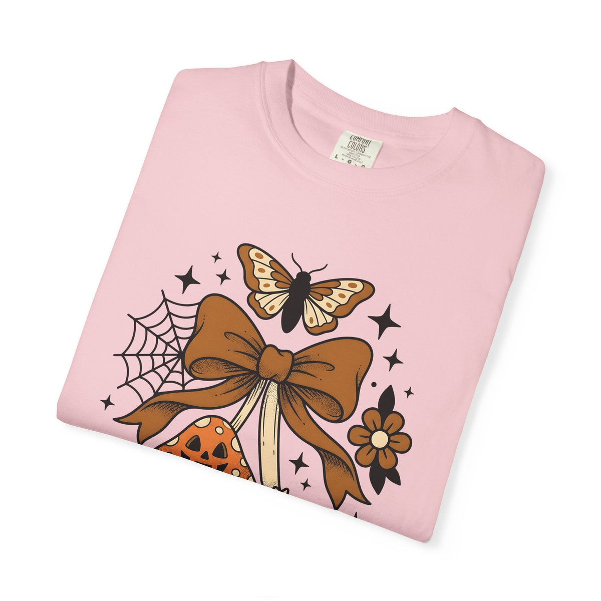Jack O Lantern Fungi Ink T-Shirt – Dark Halloween Mushroom product image 12
