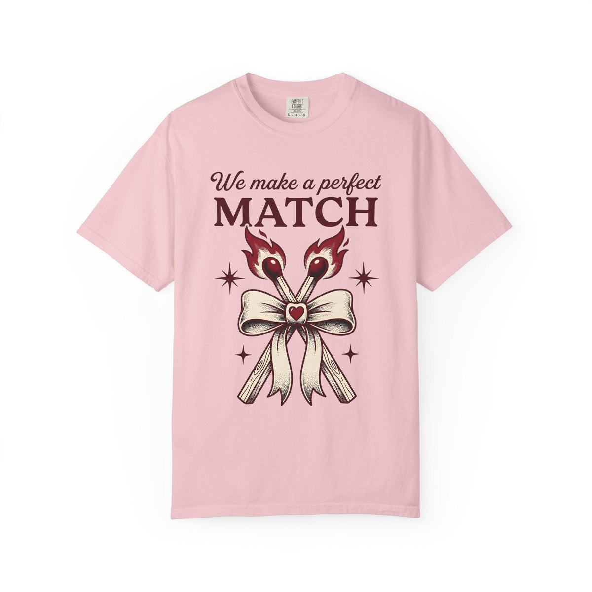 Burning Match Bow Shirt St. Valentine's Day Relationship product image 3