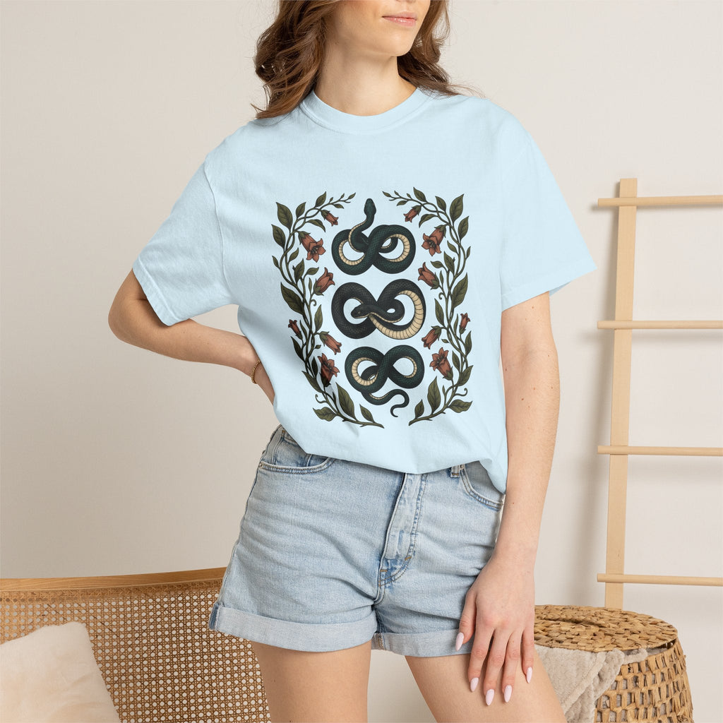 Serpent Flower Shirt Animals & Flowers Outdoors Unisex Gift product image 9