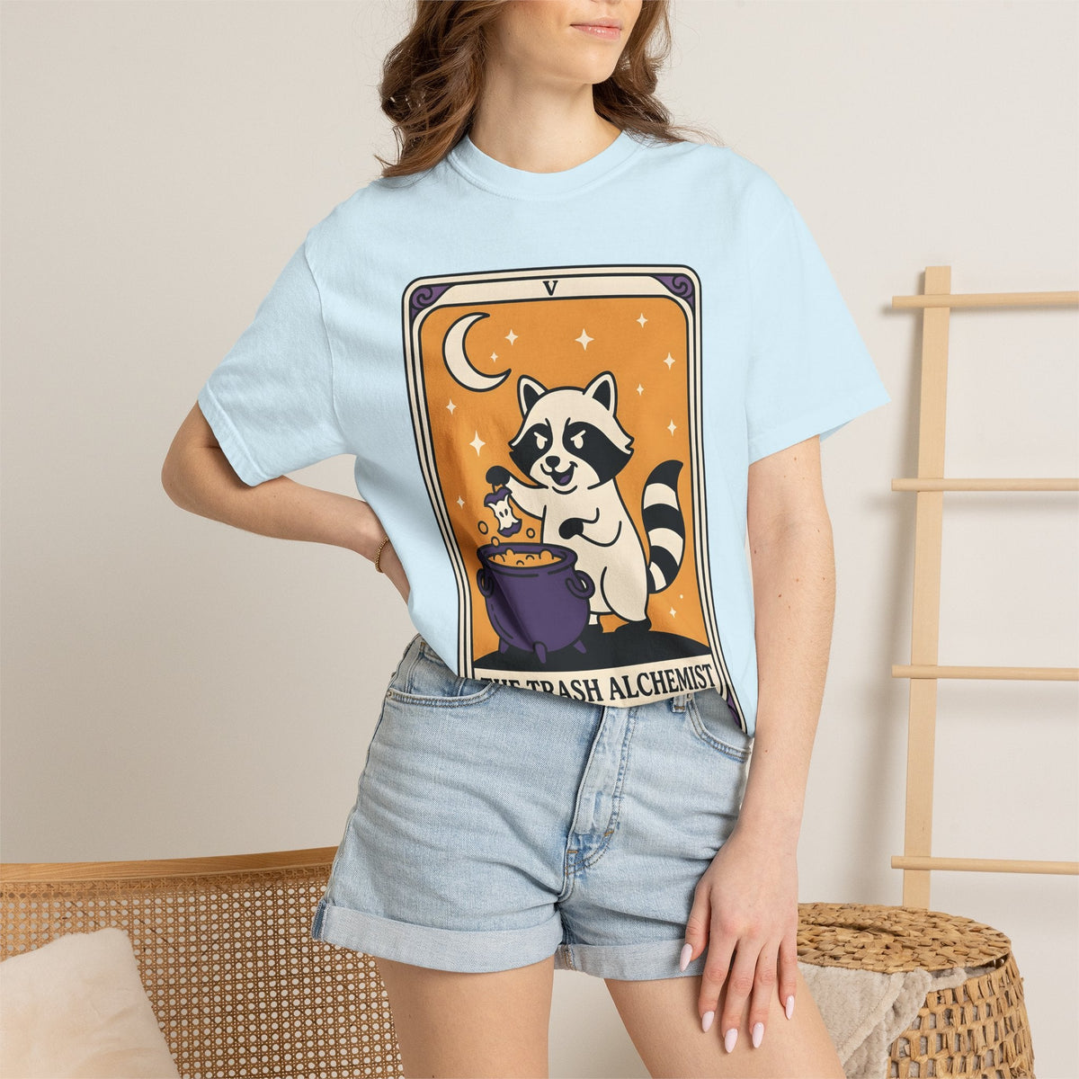 Raccoon Cauldron Shirt Boho Chic Critters Unisex Gift product image 9