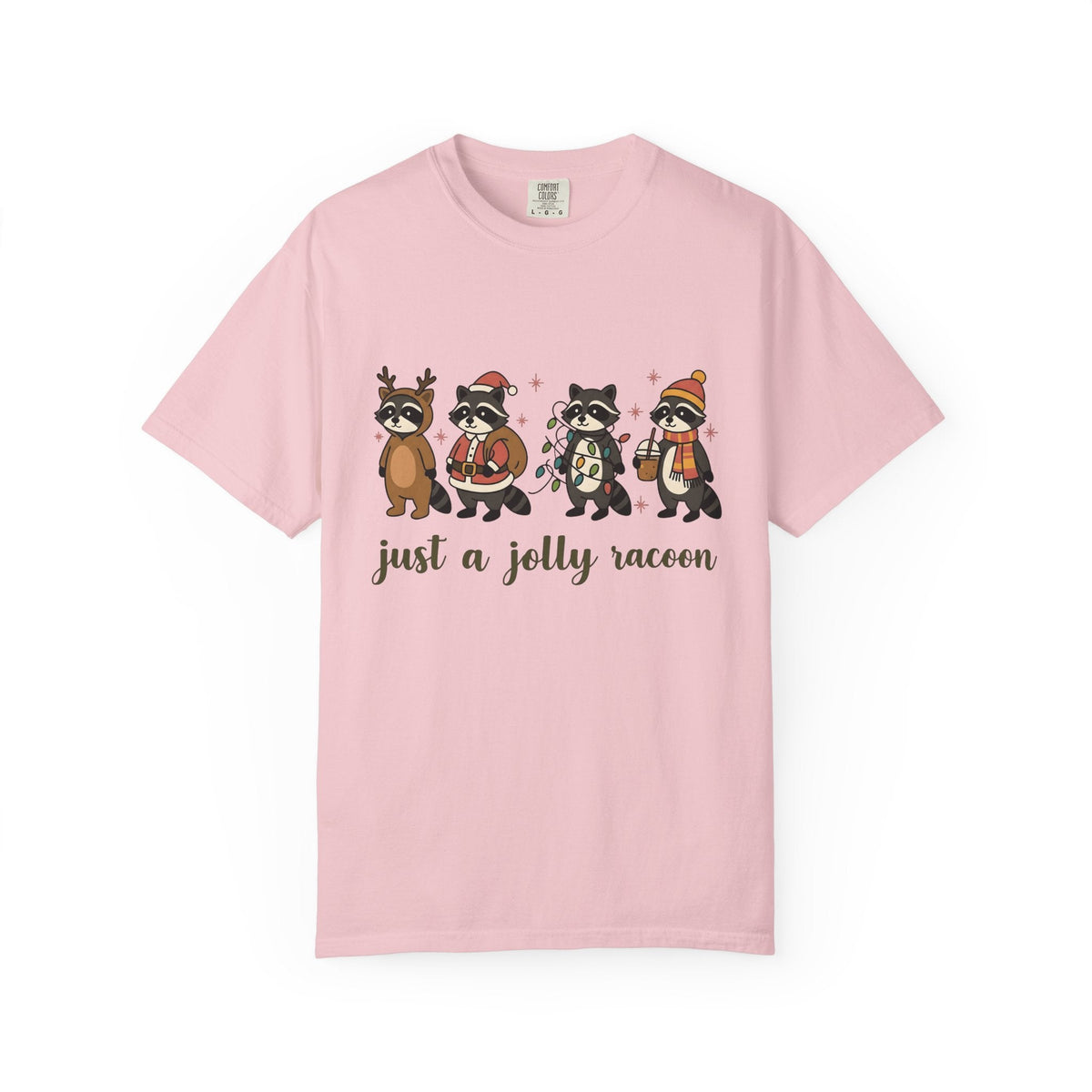 Raccoon Troop Shirt Christmas Pets Unisex Gift Lovable Tee product image 3