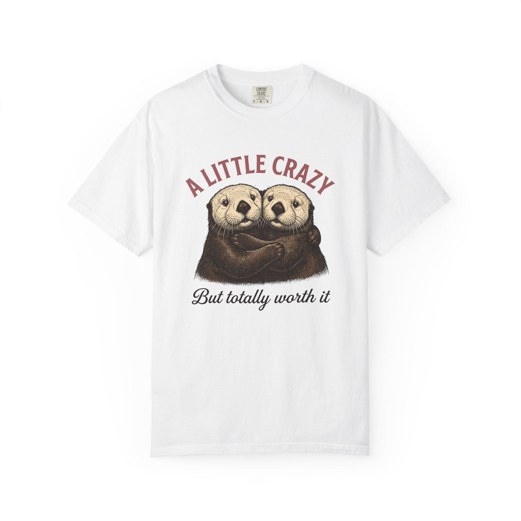 Otter Hug Shirt Funny Animal Unisex Gift Vintage Tee product image 1