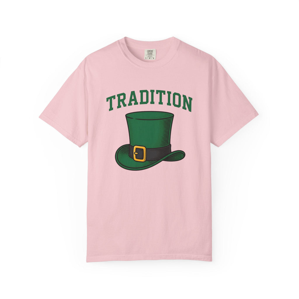 Leprechaun Hat Shirt St Patrick's Day Holiday Unisex Gift Vintage Tee Top Hat