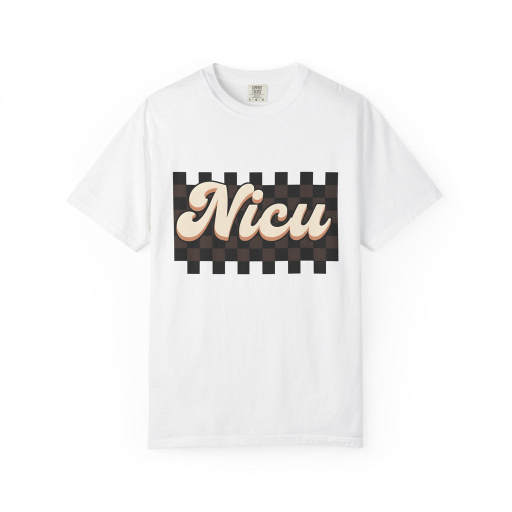 NICU Nurse Old School T-Shirt – Vintage Typography product image 1